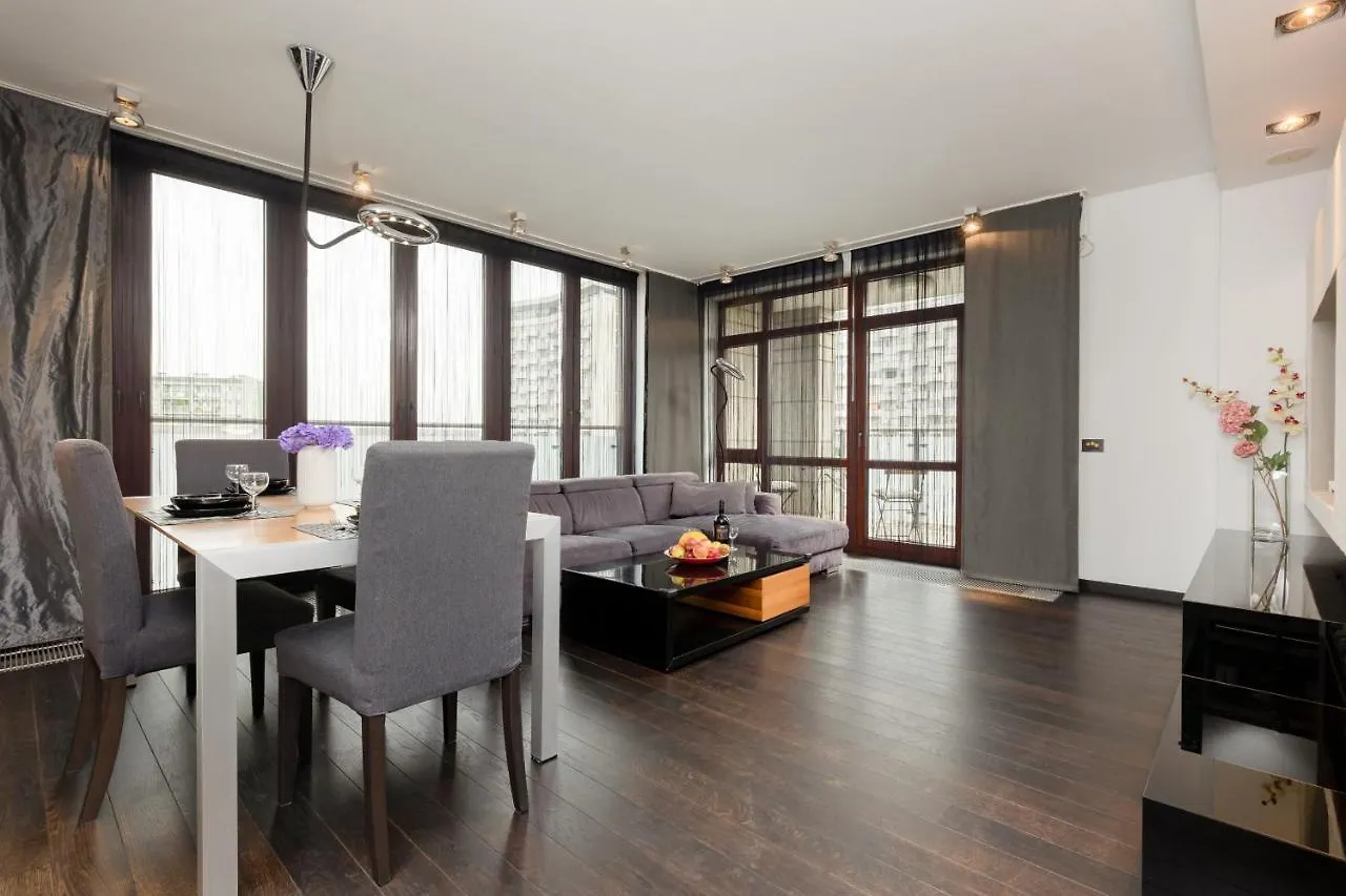 Warsaw Srodmiescie Riverside Three-Bedroom Apartment By Renters